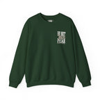 Faithful Citizens Apparel Co Women's Sweatshirt Varsity and “Do not Fear” lettering Isaiah 41:10 Forest Green