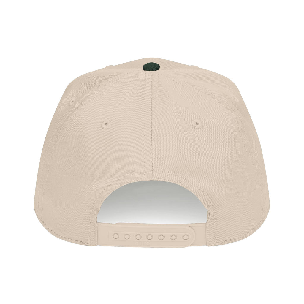 Faithful Citizens Apparel Co Unisex Hat Vintage Baseball Cap Stay in the fight 2 Timothy 4:7 Natural/Dark Green