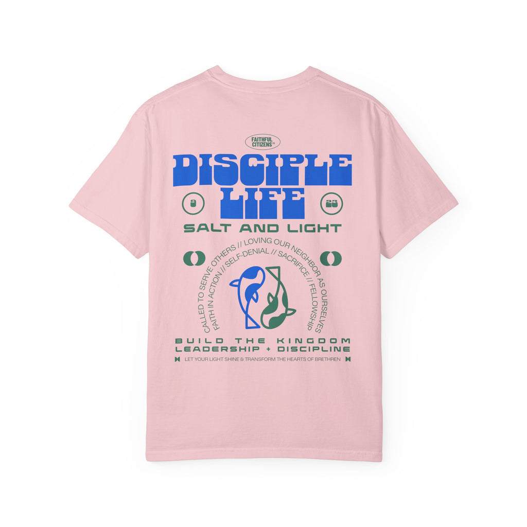 Disciple Life | Luke 9:23 | Retro Poster Christian Tee