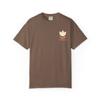 Faithful Citizens Apparel Co Women's T-shirt Faithful over Fearful Trust Jesus always lettering Isaiah 41:10 Espresso