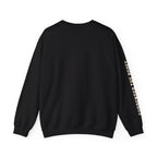 Faithful Citizens Apparel Men's Sweatshirt We wrangle not with flesh Bull illustration and sleeve text black