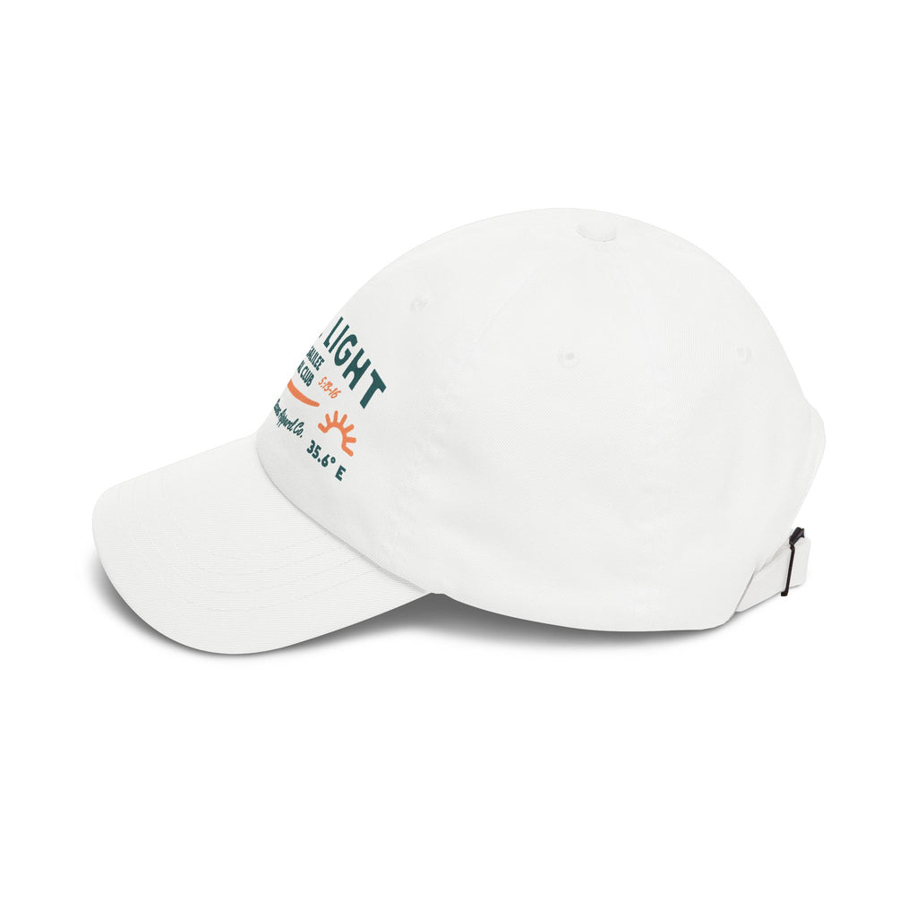 Faithful Citizens Apparel Co Unisex Classic Cotton Cap alt and Light Matthew 5:13-16 Wave and sun illustration White