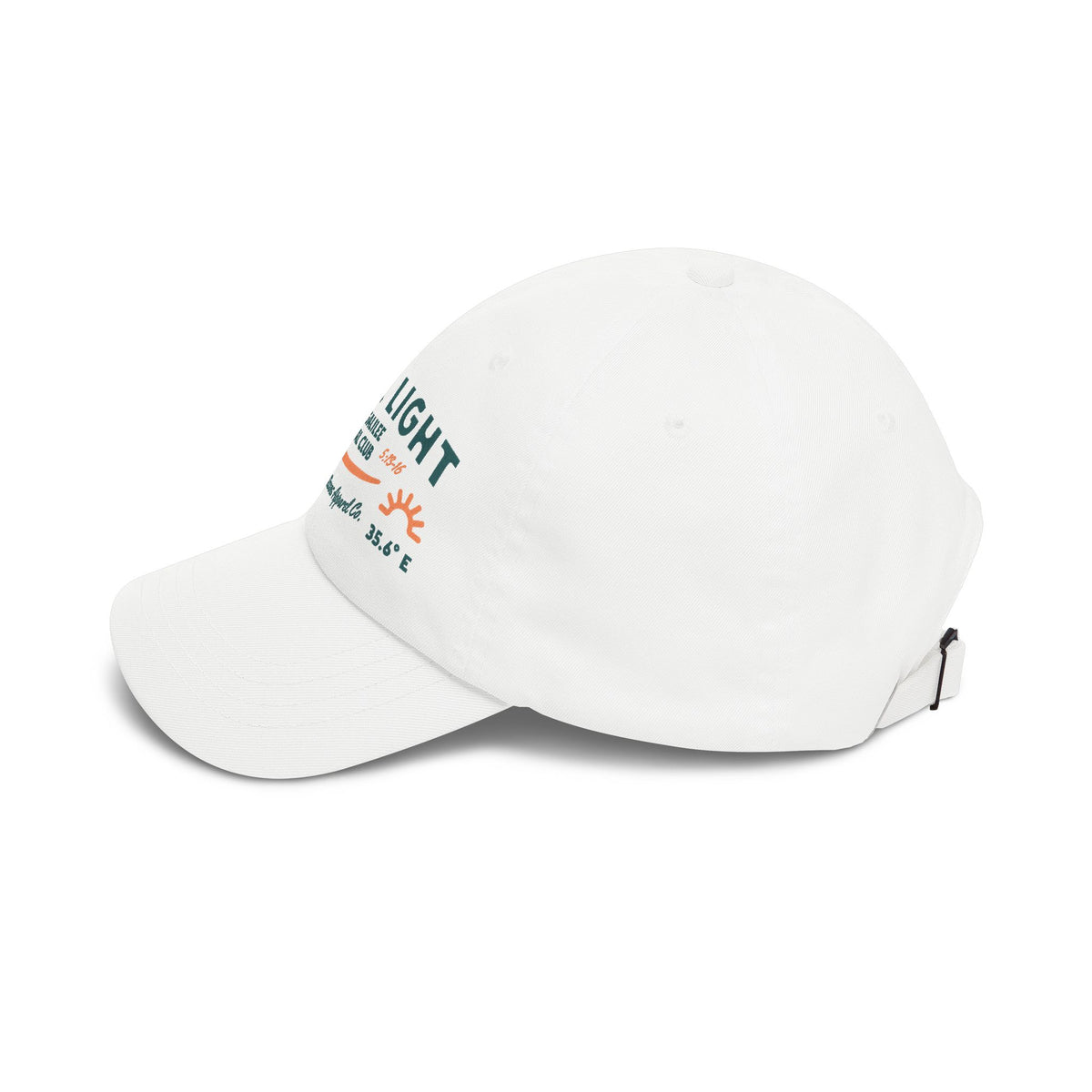 Faithful Citizens Apparel Co Unisex Classic Cotton Cap alt and Light Matthew 5:13-16 Wave and sun illustration White