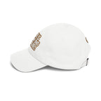 Faithful Citizens Apparel Co Unisex Embroidered Dad Cap Hat Jesus is the Kind and he's alive Revelation 1:18 White