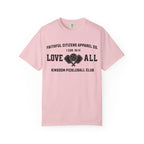 Faithful Citizens Apparel Co Women's T-shirt Love All Lettering Pickleball illustration 1 Corinthians 16:14 Blossom