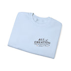 All of Creation Desert Crewneck Sweatshirt — All of Creation Scenic Back Print