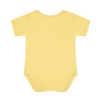 Faithful Citizens Apparel Co Unisex Kids Infant Bodysuit Born to be a Fisherman Fish illustration Matthew 4:1 Banana
