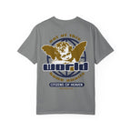 Faithful Citizens Apparel Co Men's T-shirt Citizens of heaven featuring a globe and wings graphic Philippians 3:20 Grey