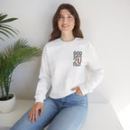 Faithful Citizens Apparel Co Unisex Sweatshirt God says 2U today Digital Ministry QR code White
