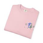 Faithful Citizens Apparel Co Men's T-shirt Disciple Life with an illustration and colorful lettering Luke 9:23 Blossom