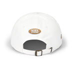 Faithful Citizens Apparel Co Unisex Embroidered Dad Cap Hat Jesus is the Kind and he's alive Revelation 1:18 White