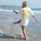 Faithful Citizens Apparel Co Women's T-shirt Divine Peace surpasses all understanding Tropical illustration Philippians 4:7 White