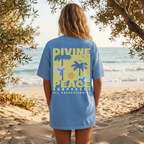 Faithful Citizens Apparel Co Women's T-shirt Divine Peace surpasses all understanding Tropical illustration Philippians 4:7 Royal Caribe