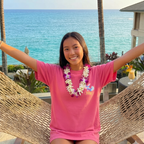 Faithful Citizens Apparel Co Women's T-shirt Divine Peace surpasses all understanding Tropical illustration Philippians 4:7 Crunchberry