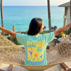 Faithful Citizens Apparel Co Women's T-shirt Divine Peace surpasses all understanding Tropical illustration Philippians 4:7 Island Reef