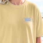 Faithful Citizens Apparel Women Co T-shirt Childlike Wonder Inherit the kingdom Planet illustration Luke 18:17 Banana