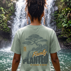 Faithful Citizens Apparel Co Women's T-shirt Firmly Planted waterfall and tree Illustration Psalm 1:3 Bay
