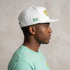 Faithful Citizens Apparel Co Unisex Embroidered Flat Bill Cap Hat Fighting my Battles Exodus 14:14 White