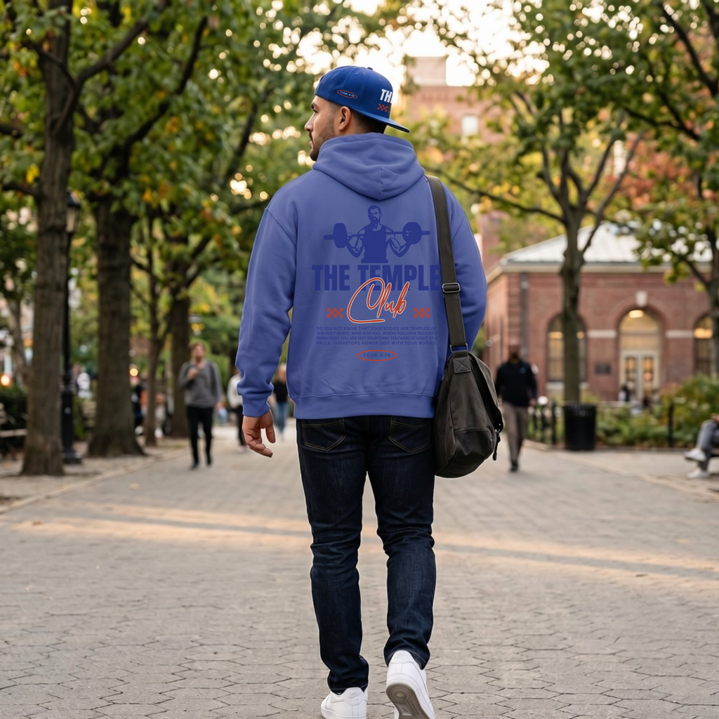 The Temple Club | 1 Corinthians 6:19 | Premium Heavyweight Graphic Hoodie