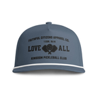 Faithful Citizens Apparel Co Unisex Performance Hat Love all Pickleball Illustration 1 Corinthians 16:14 Blue Jeans