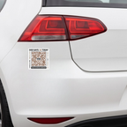 Faithful Citizens Apparel Co God says 2U today QR code Vinyl Bumper Sticker 