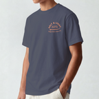 Faithful Citizens Apparel Men's T-shirt Salt and Light of the earth lettering Sun and wave Illustration navy