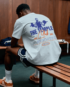 Faithful Citizens Apparel Co Men's T-shirt The Temple Club 1 Corinthians 6:19-20 Gym Illustration Chambray