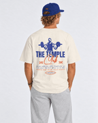 Faithful Citizens Apparel Co Men's T-shirt The Temple Club 1 Corinthians 6:19-20 Gym Illustration Ivory