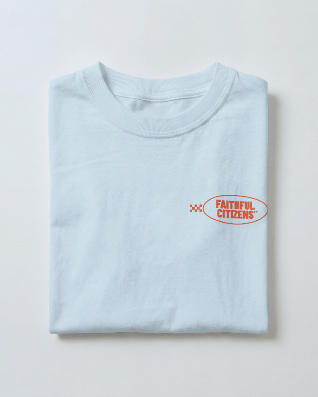 Faithful Citizens Apparel Co Men's T-shirt The Temple Club 1 Corinthians 6:19-20 Gym Illustration Chambray