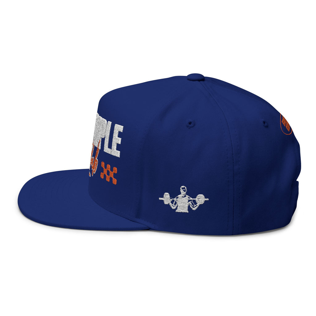 Faithful Citizens Apparel Co Unisex Retro Flat Bill Snapback Cap Hat The Temple Club 1 Corinthians 6:19 Royal
