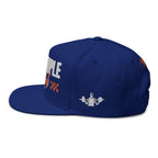 Faithful Citizens Apparel Co Unisex Retro Flat Bill Snapback Cap Hat The Temple Club 1 Corinthians 6:19 Royal