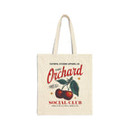 Faithful Citizens Apparel Co Gifts The Orchard Social Club Cherry Illustration Cotton Canvas Tote Bag John 15:5 Natural