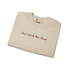 Faithful Citizens Apparel Co Women's Sweatshirt He leaves the 99 Sheep Illustration Luke 15:3-7 Sand
