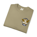 Faithful Citizens Apparel Co Men's T-shirt Citizens of heaven featuring a globe and wings graphic Philippians 3:20 Khaki