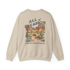 All of Creation Desert Crewneck Sweatshirt — All of Creation Scenic Back Print