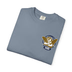 Faithful Citizens Apparel Co Men's T-shirt Citizens of heaven featuring a globe and wings graphic Philippians 3:20 Blue Jean