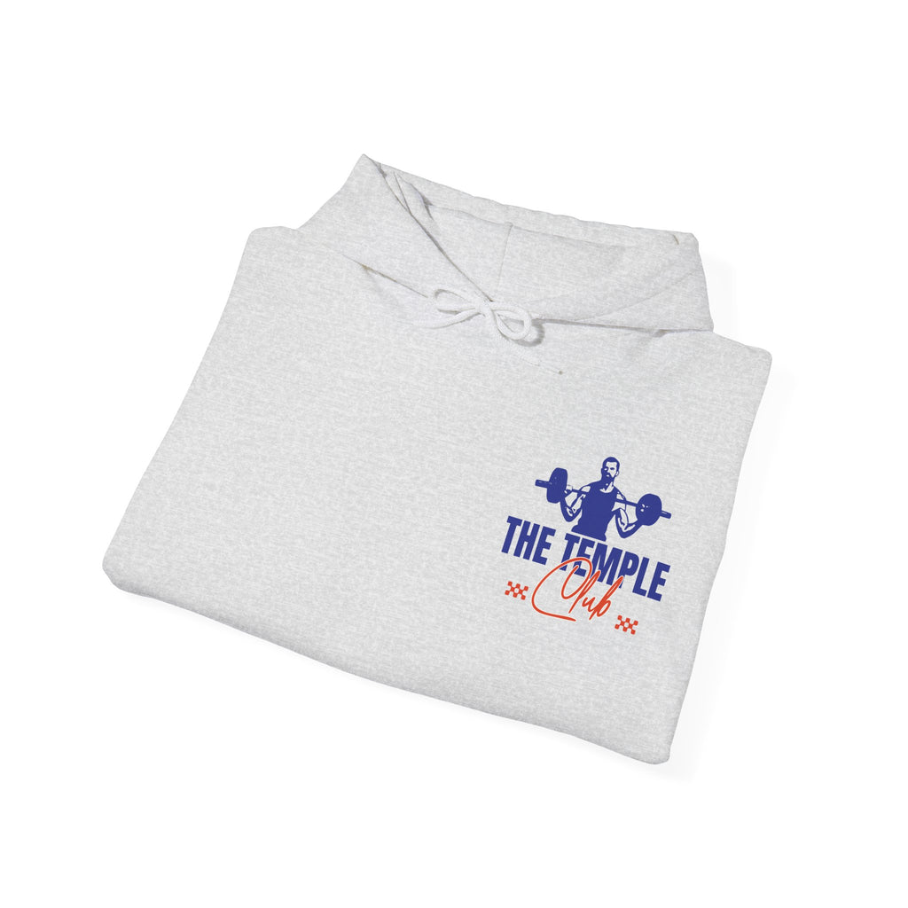 Faithful Citizens Apparel Co. Christian Faith Apparel Men's Hoodie The Temple Club Lift with purpose ash grey