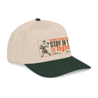 Faithful Citizens Apparel Co Unisex Hat Vintage Baseball Cap Stay in the fight 2 Timothy 4:7 Natural/Dark Green