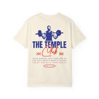 Faithful Citizens Apparel Co Men's T-shirt The Temple Club 1 Corinthians 6:19-20 Gym Illustration Ivory