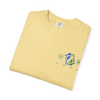 Faithful Citizens Apparel Co Men's T-shirt Disciple Life with an illustration and colorful lettering Luke 9:23 Butter