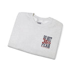 Faithful Citizens Apparel Co Women's Sweatshirt Varsity and “Do not Fear” lettering Isaiah 41:10 Ash