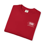 Faithful Citizens Apparel Co Women's T-shirt Do Not Fear God is with you everyday Varsity style illustration Isaiah 41:10 Red