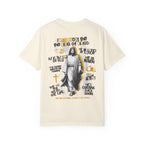 Faithful Citizens Apparel Co Men's T-shirt Facts about the King featuring a detailed biblical illustration and text Genesis to Revelation Ivory