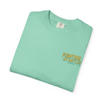 Faithful Citizens Apparel Co Men's T-shirt Fighting my battles featuring illustrated fighters and colorful lettering Exodus 14:14 Island Reef