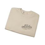 All of Creation Desert Crewneck Sweatshirt — All of Creation Scenic Back Print