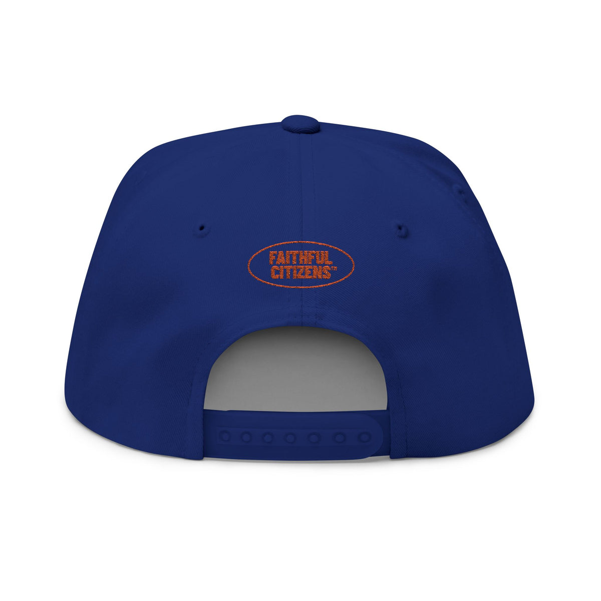 Faithful Citizens Apparel Co Unisex Retro Flat Bill Snapback Cap Hat The Temple Club 1 Corinthians 6:19 Royal
