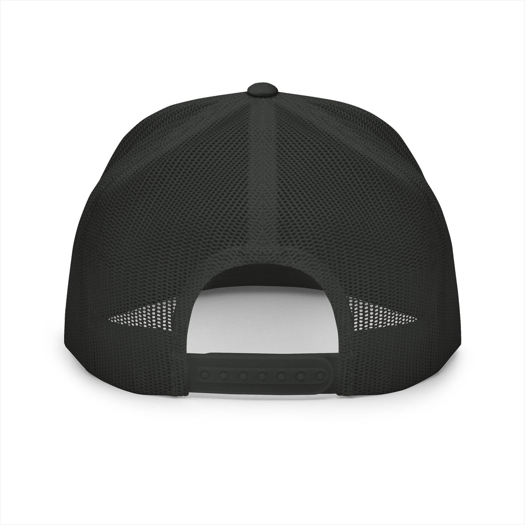 Faithful Citizens Apparel Co Unisex Cotton Trucker Hat Alpha and Omega Chi Rho Symbol Revelation 22:13 Charcoal