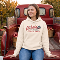 Faithful Citizens Apparel Co Woman's Hoodie The Orchard Social Club Cherry Illustration John 15:5 Ivory