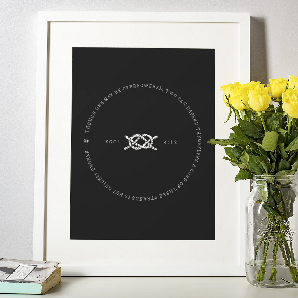 The Cord of Three Strands | Ecclesiastes 4:12 | Photo paper print