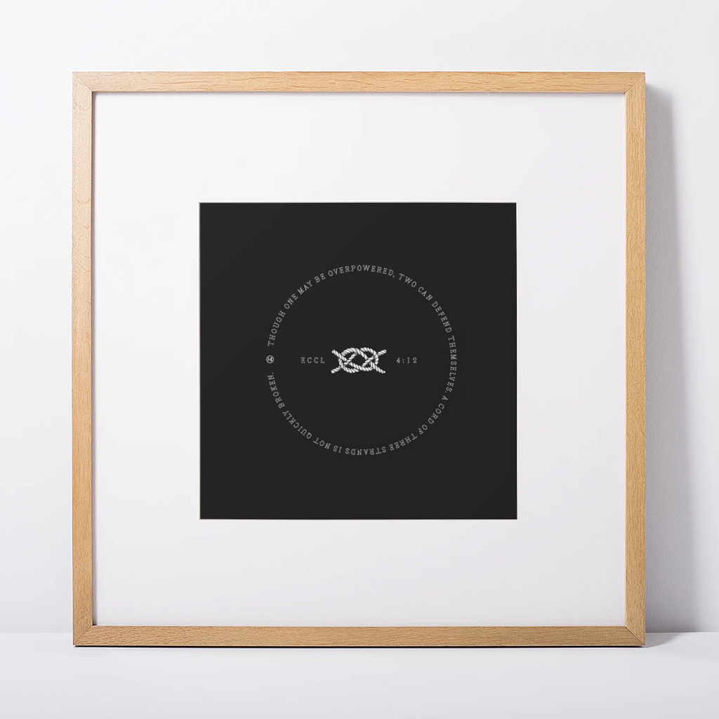 The Cord of Three Strands | Ecclesiastes 4:12 | Photo paper print
